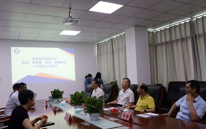 湖南大學(xué)陳偉副書記一行蒞臨公司調(diào)研指導(dǎo) | 濃濃關(guān)懷，殷殷期盼