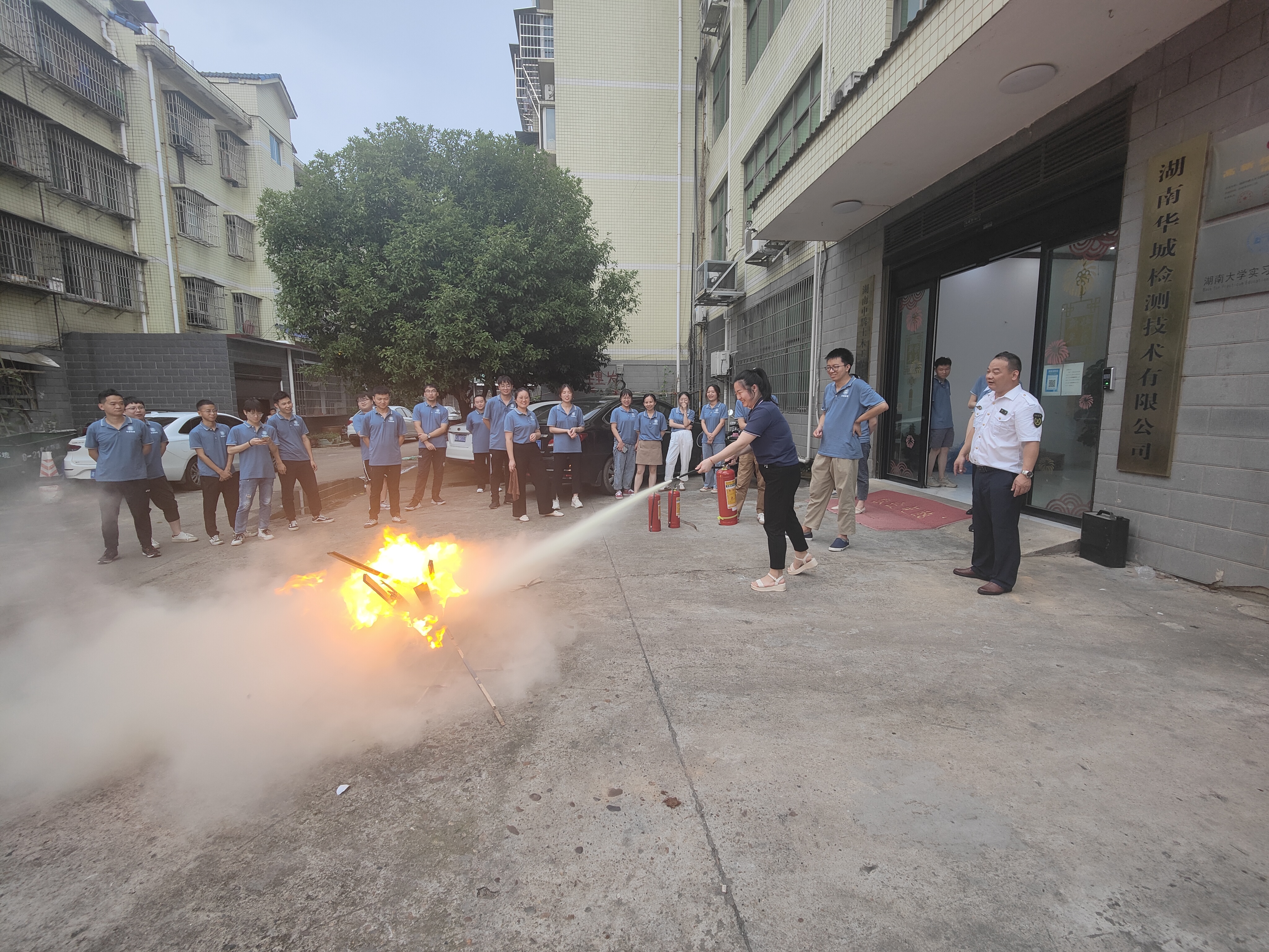 火災(zāi)無情，防火先行——由中騰結(jié)構(gòu)科技集團(tuán)聯(lián)合華城檢測公司工會共同開展